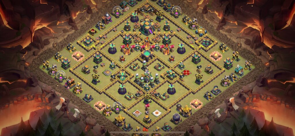 TH14 War Base - Top Town Hall 14 War Base with Link (#22) - Clash of Clans 2025​ TH14 Base