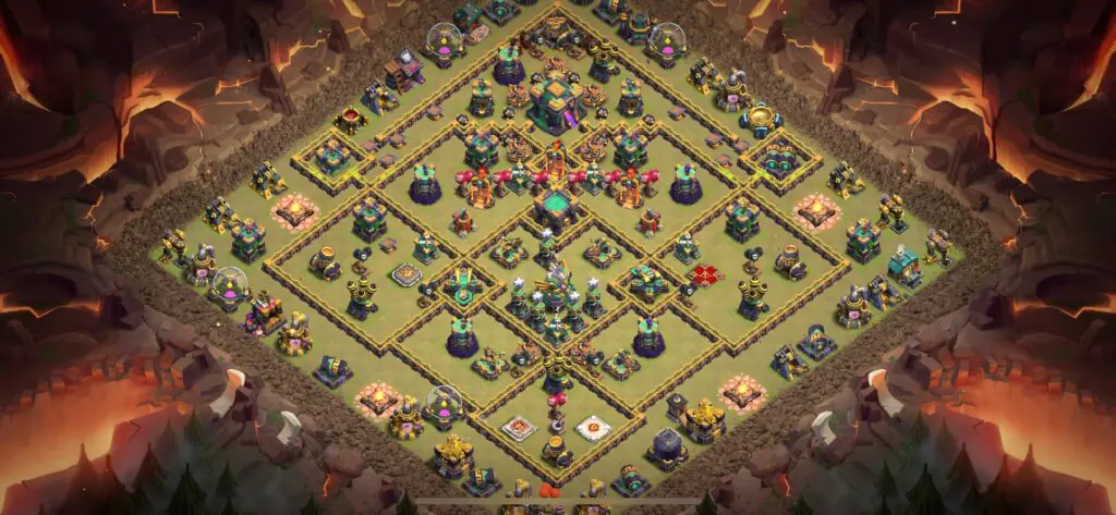 TH14 War Base - Top Town Hall 14 War Base with Link (#22) - Clash of Clans 2025​ TH14 Base