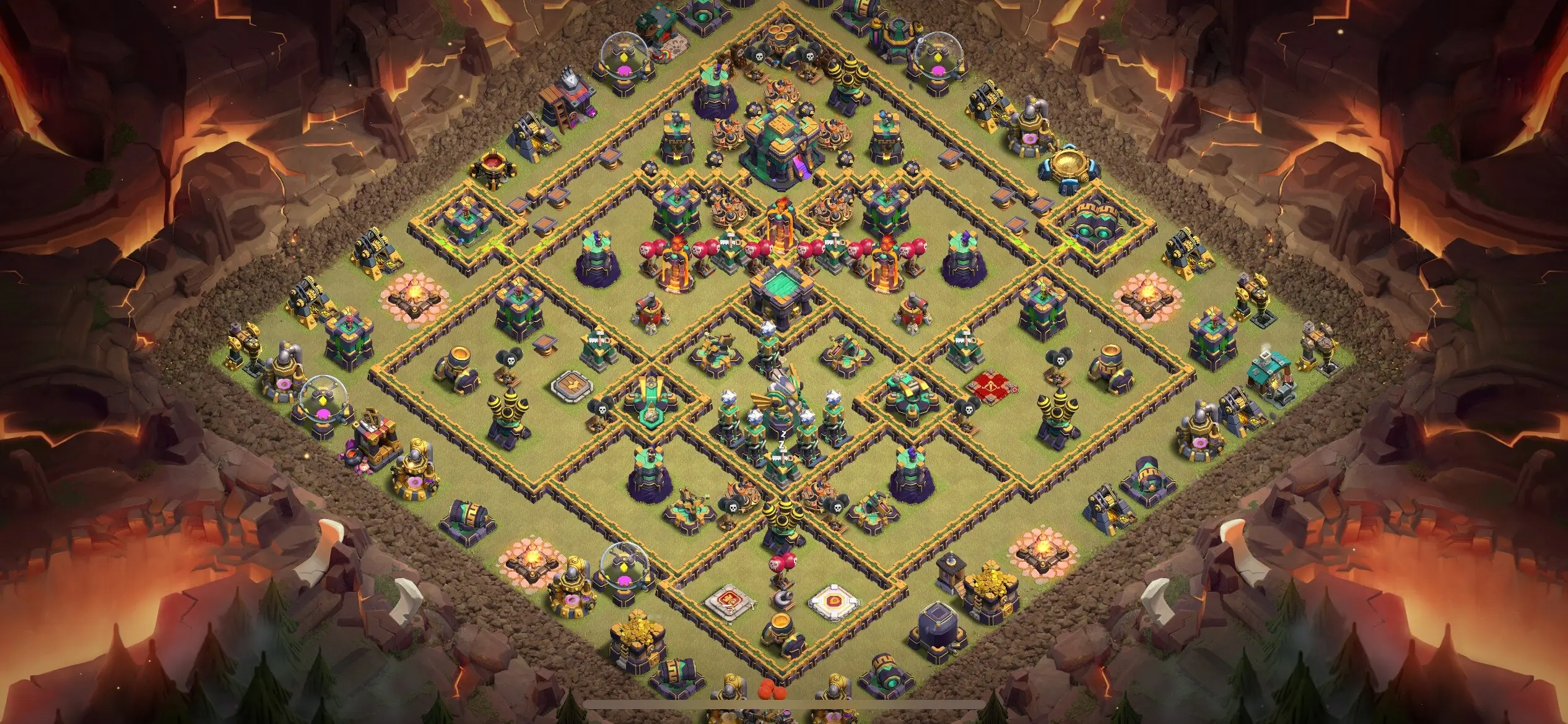 TH14 War Base - Top Town Hall 14 War Base with Link (#22) - Clash of Clans 2025​ TH14 Base