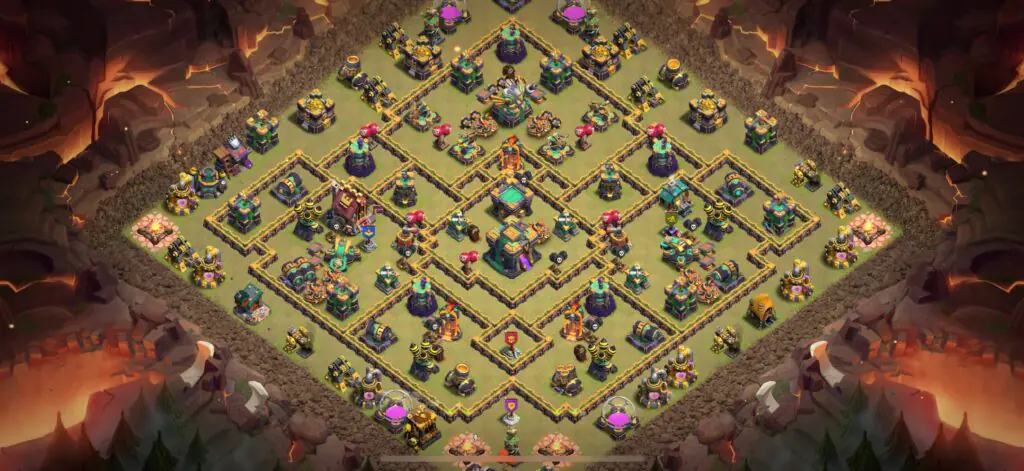 TH14 War Base - Top Town Hall 14 War Base with Link (#23) - Clash of Clans 2025​ TH14 Base