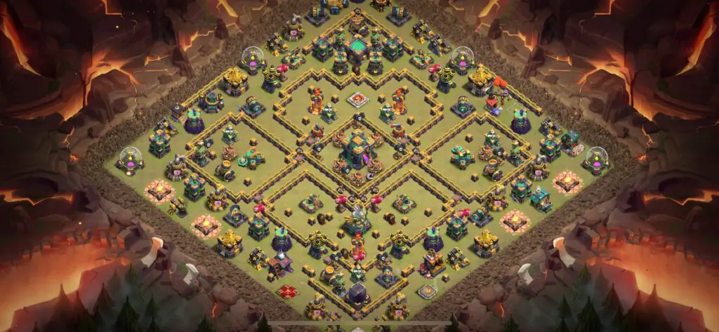 TH14 War Base - Top Town Hall 14 War Base with Link (#24) - Clash of Clans 2025​ TH14 Base