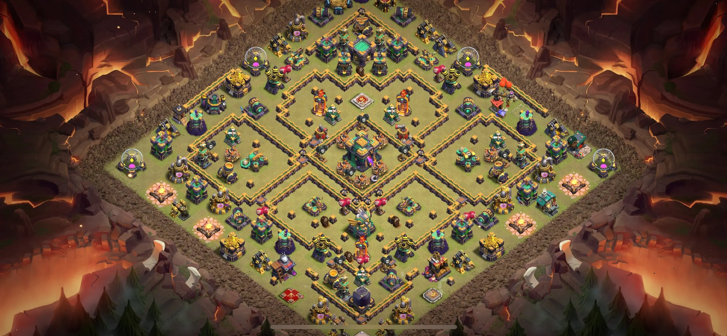TH14 War Base - Top Town Hall 14 War Base with Link (#24) - Clash of Clans 2025​ TH14 Base