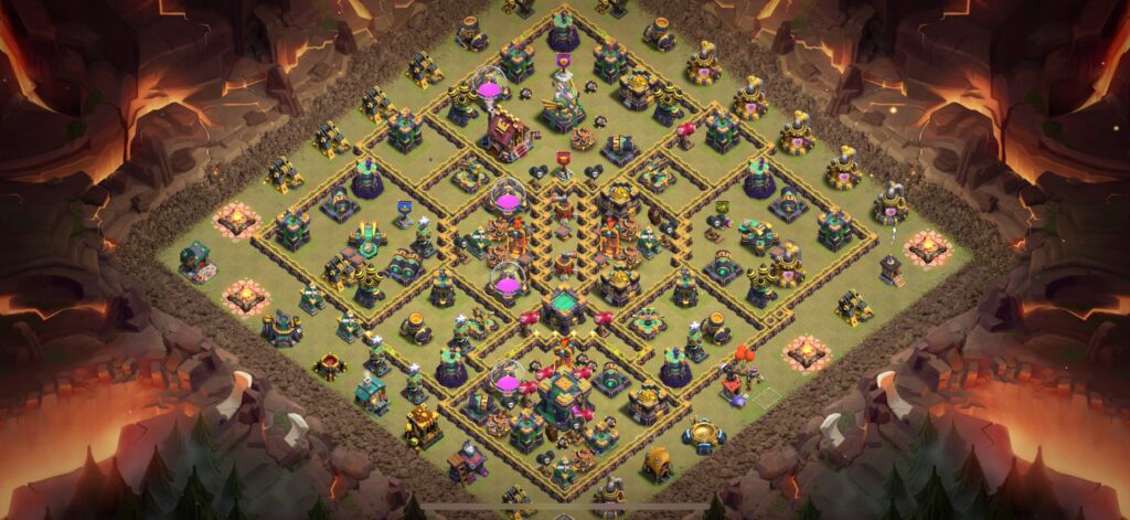 TH14 War Base - Top Town Hall 14 War Base with Link (#27) - Clash of Clans 2025​ TH14 Base