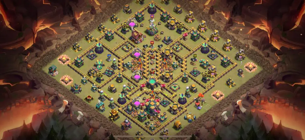 TH14 War Base - Top Town Hall 14 War Base with Link (#27) - Clash of Clans 2025​ TH14 Base