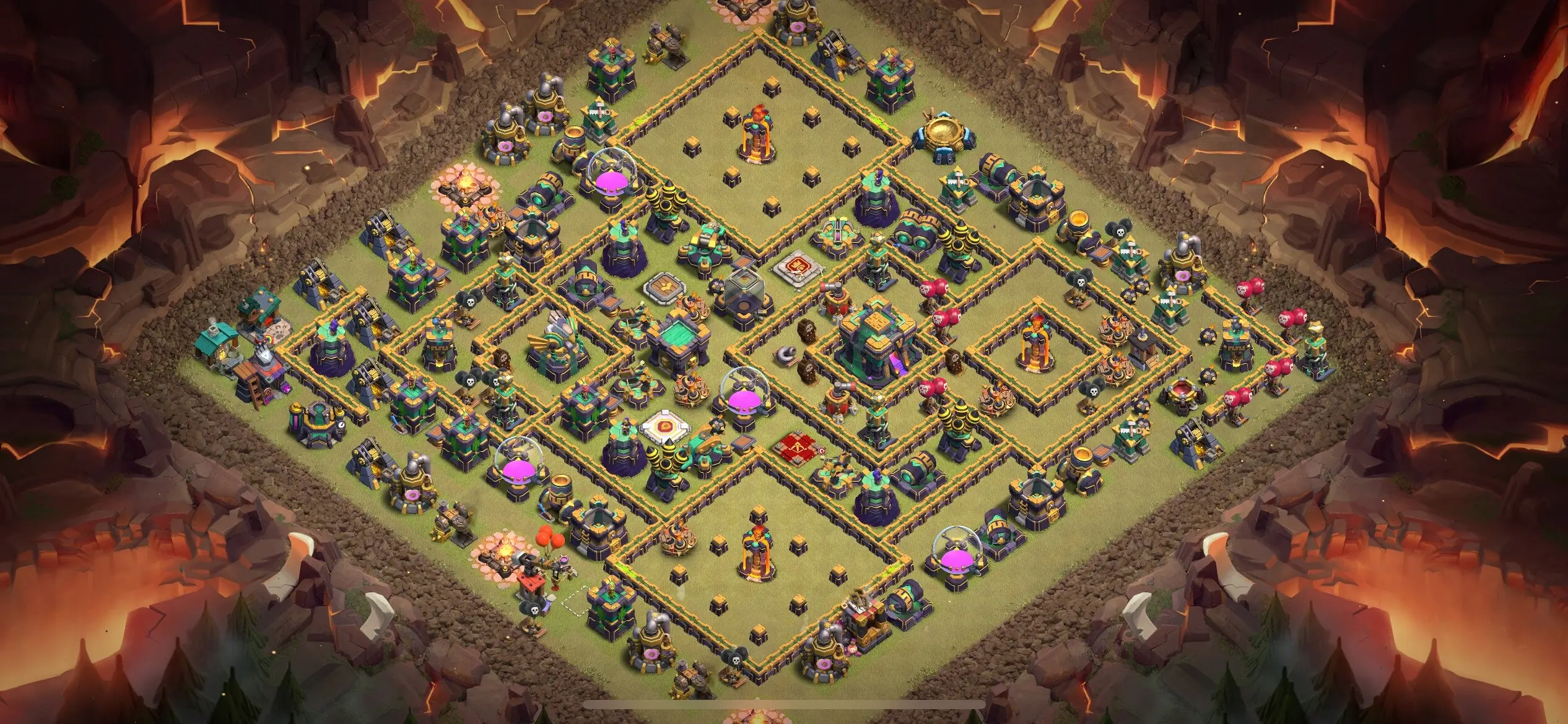 TH14 War Base - Top Town Hall 14 War Base with Link (#8) - Clash of Clans 2025​ TH14 Base