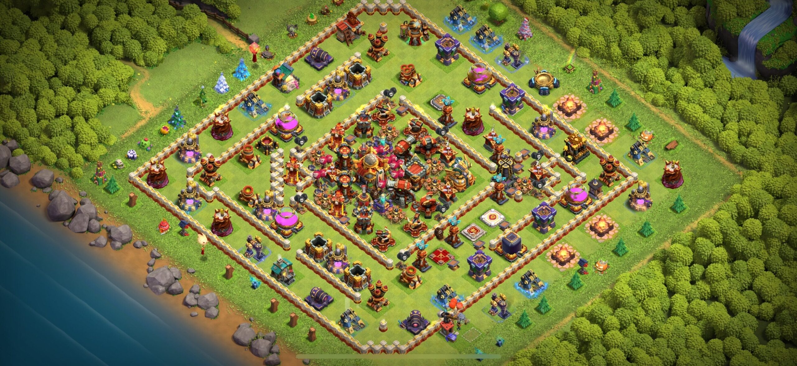 TH16 Defense Base - Top Town Hall 16 Defense Base with Link (#10) - Clash of Clans 2025​ TH16 Base