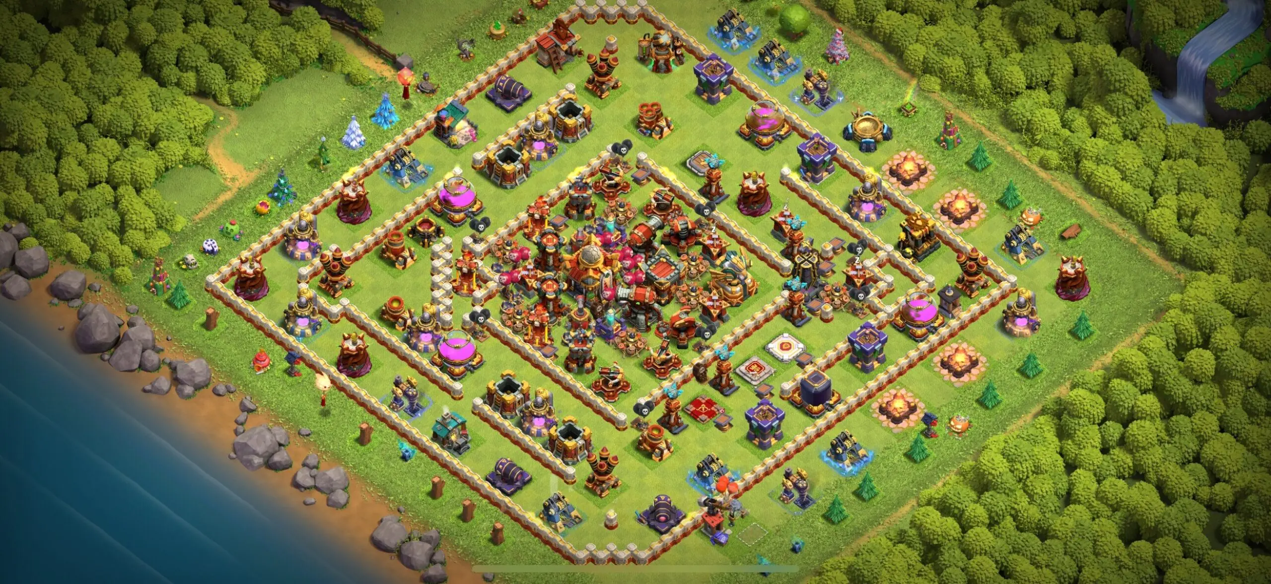 TH16 Defense Base - Top Town Hall 16 Defense Base with Link (#10) - Clash of Clans 2025​ TH16 Base