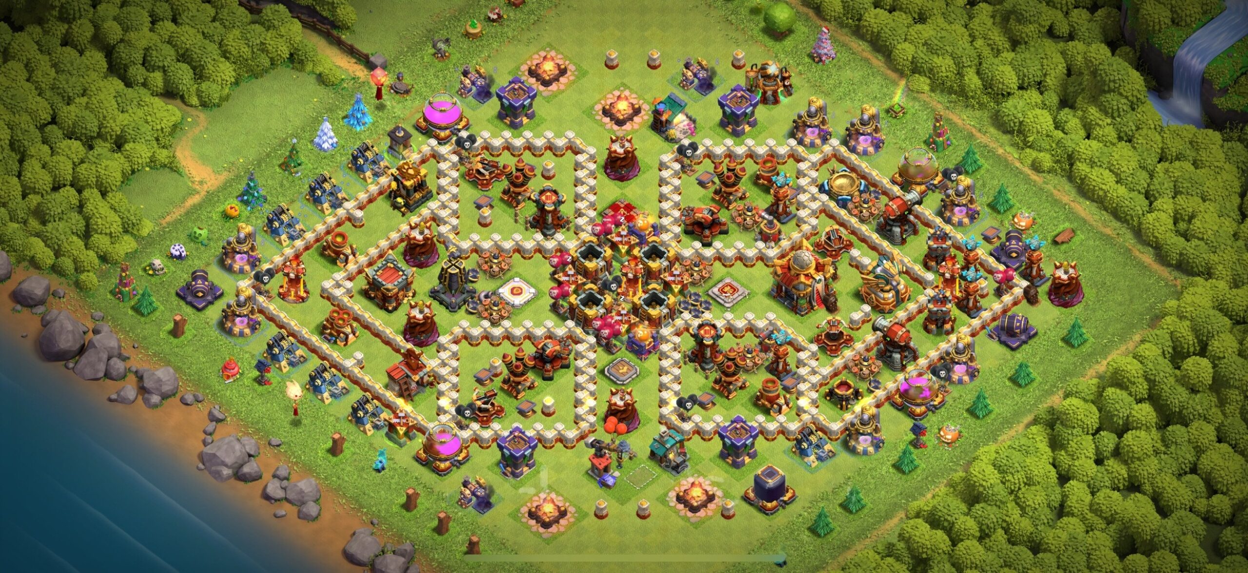 TH16 Defense Base - Top Town Hall 16 Defense Base with Link (#11) - Clash of Clans 2025​ TH16 Base