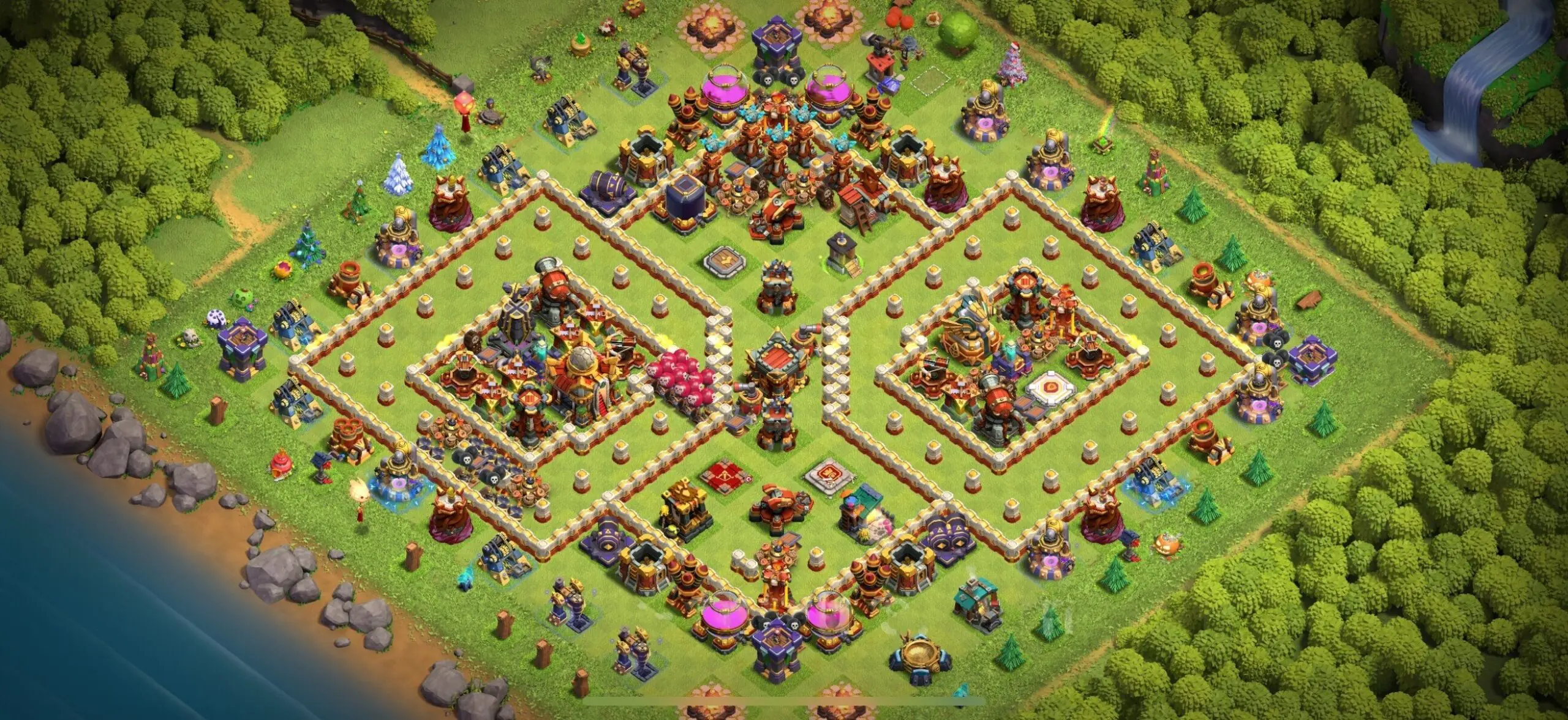 TH16 Defense Base - Top Town Hall 16 Defense Base with Link (#12) - Clash of Clans 2025​ TH16 Base