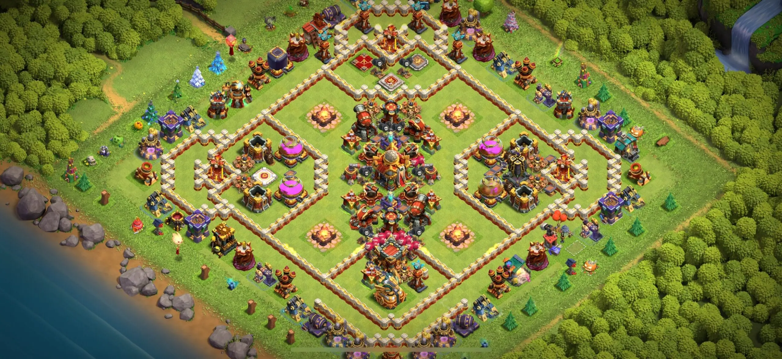 TH16 Defense Base - Top Town Hall 16 Defense Base with Link (#13) - Clash of Clans 2025​ TH16 Base