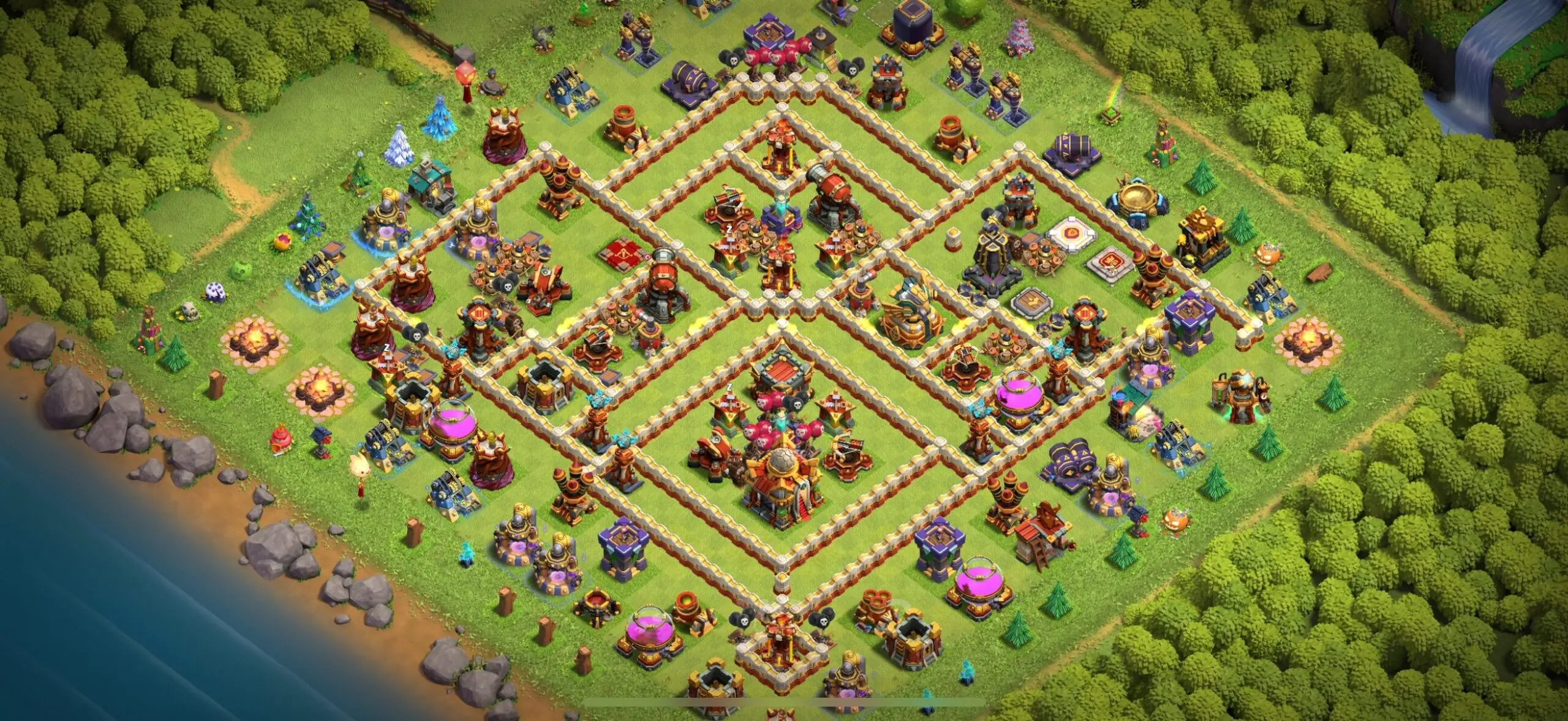 TH16 Defense Base - Top Town Hall 16 Defense Base with Link (#14) - Clash of Clans 2025​ TH16 Base