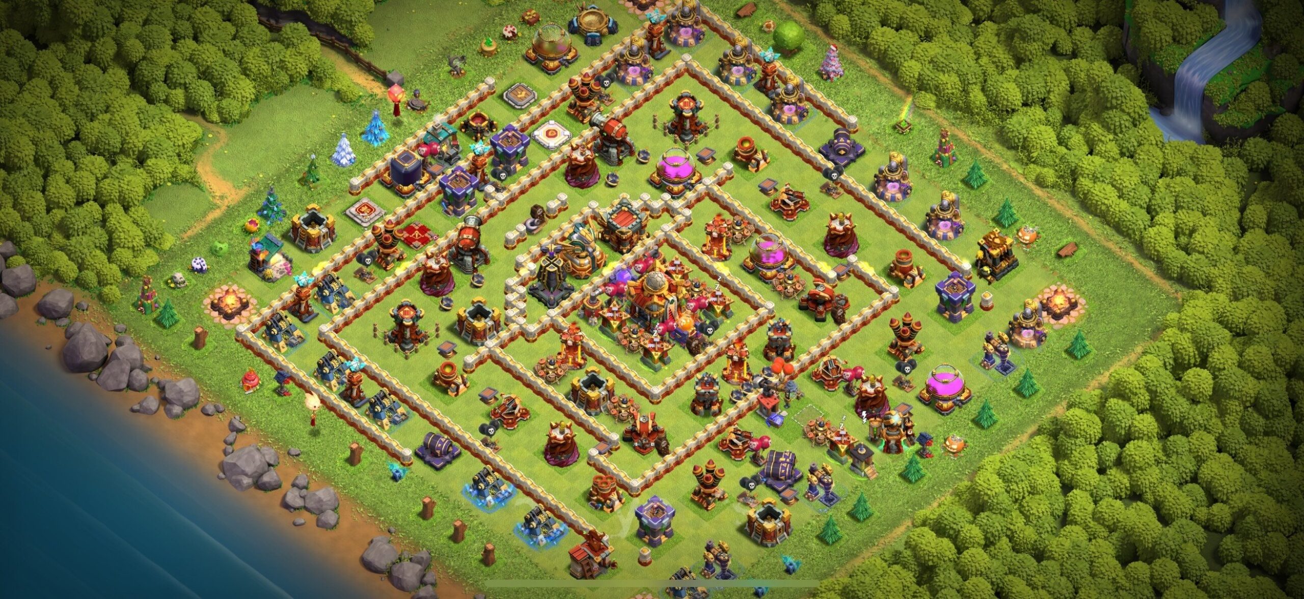 TH16 Defense Base - Top Town Hall 16 Defense Base with Link (#17) - Clash of Clans 2025​ TH16 Base