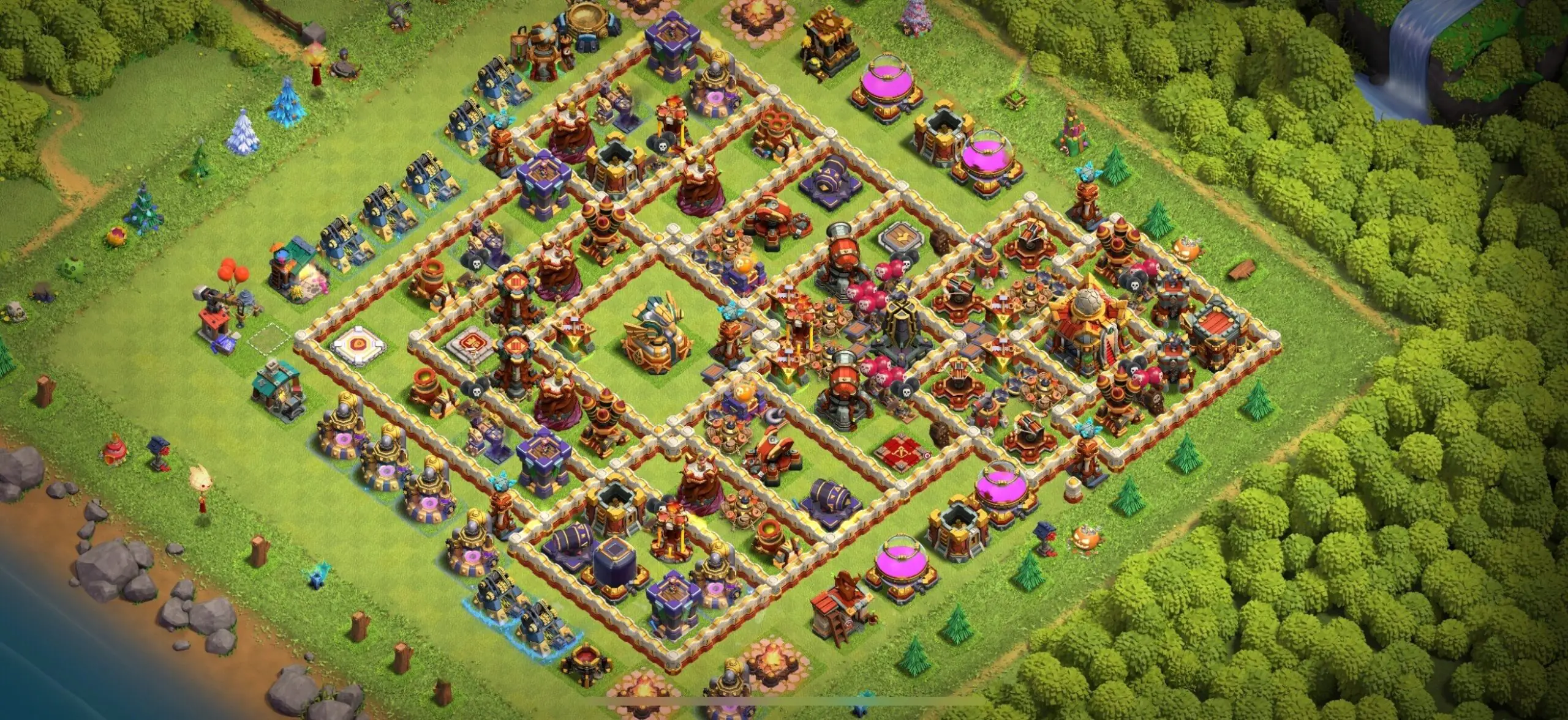 TH16 Defense Base - Top Town Hall 16 Defense Base with Link (#18) - Clash of Clans 2025​ TH16 Base