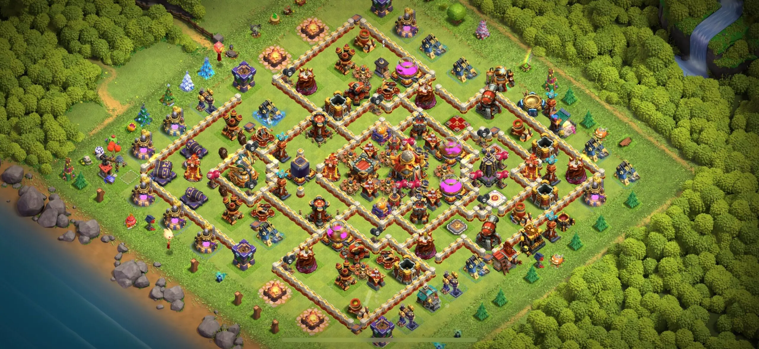 TH16 Defense Base - Top Town Hall 16 Defense Base with Link (#2) - Clash of Clans 2025​ TH16 Base