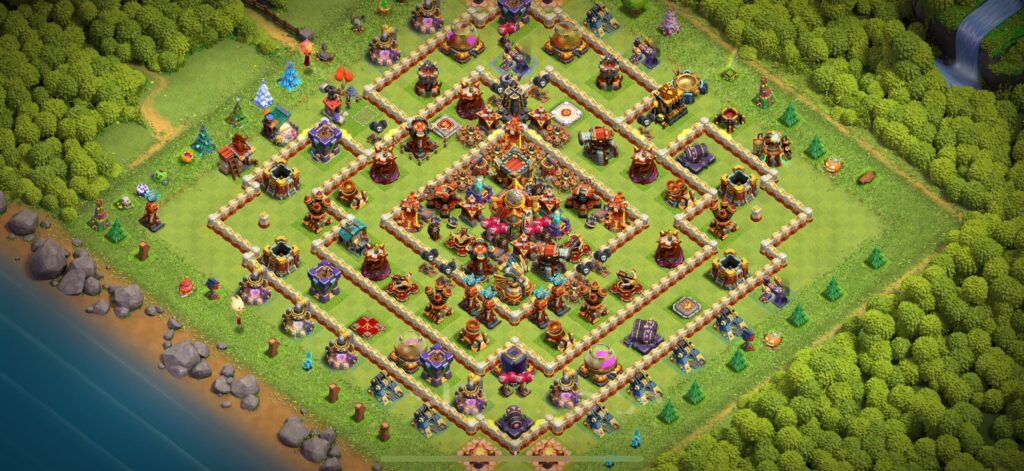 TH16 Defense Base - Top Town Hall 16 Defense Base with Link (#5) - Clash of Clans 2025​ TH16 Base