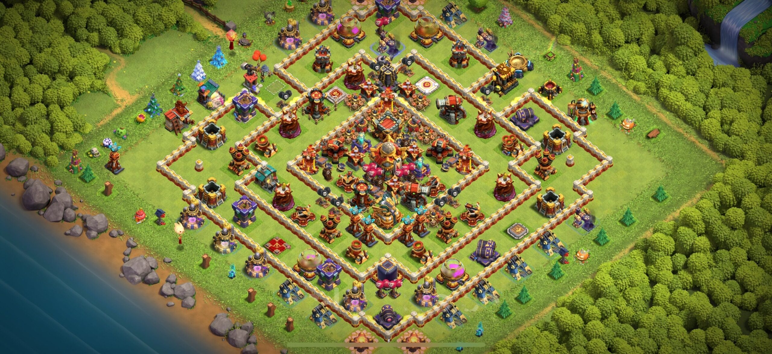 TH16 Defense Base - Top Town Hall 16 Defense Base with Link (#5) - Clash of Clans 2025​ TH16 Base