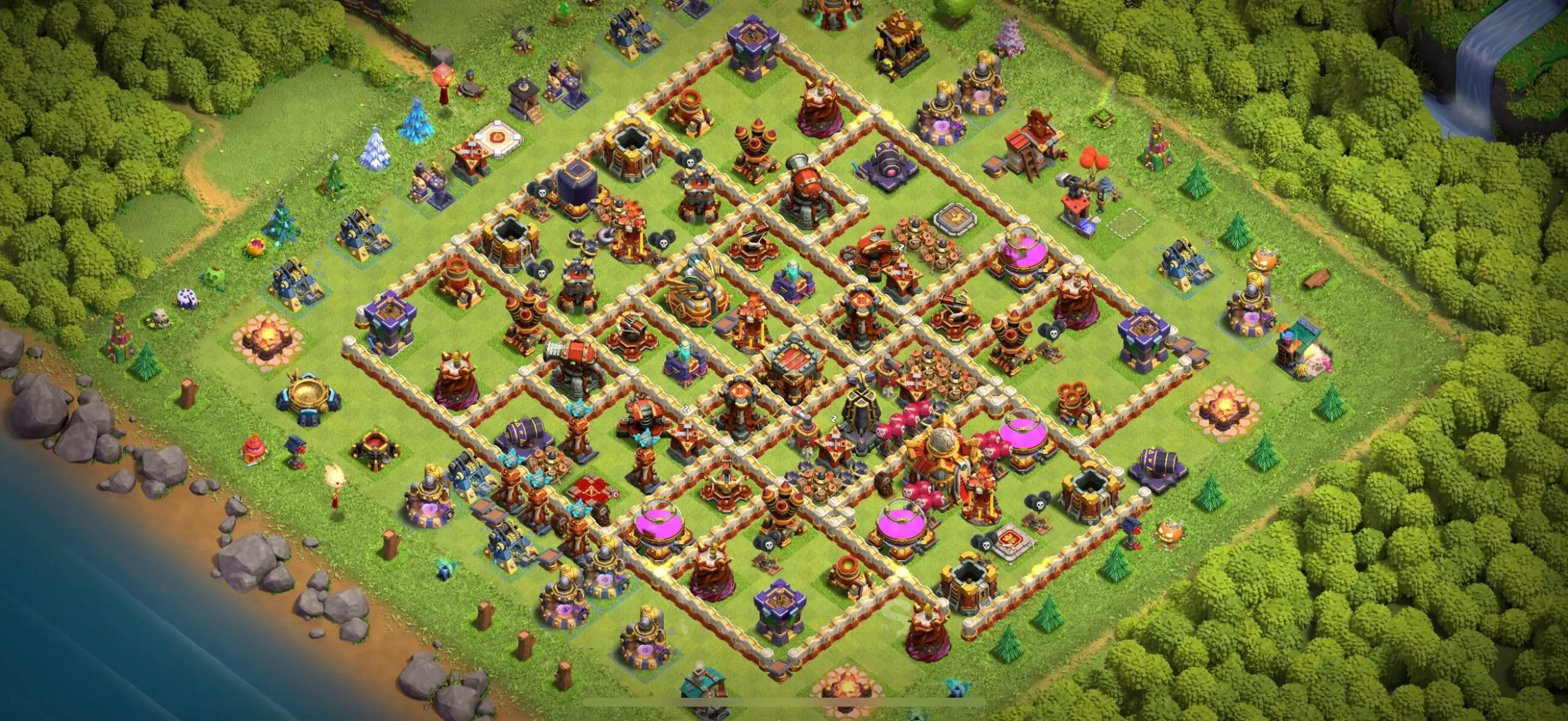 TH16 Defense Base - Top Town Hall 16 Defense Base with Link (#7) - Clash of Clans 2025​ TH16 Base