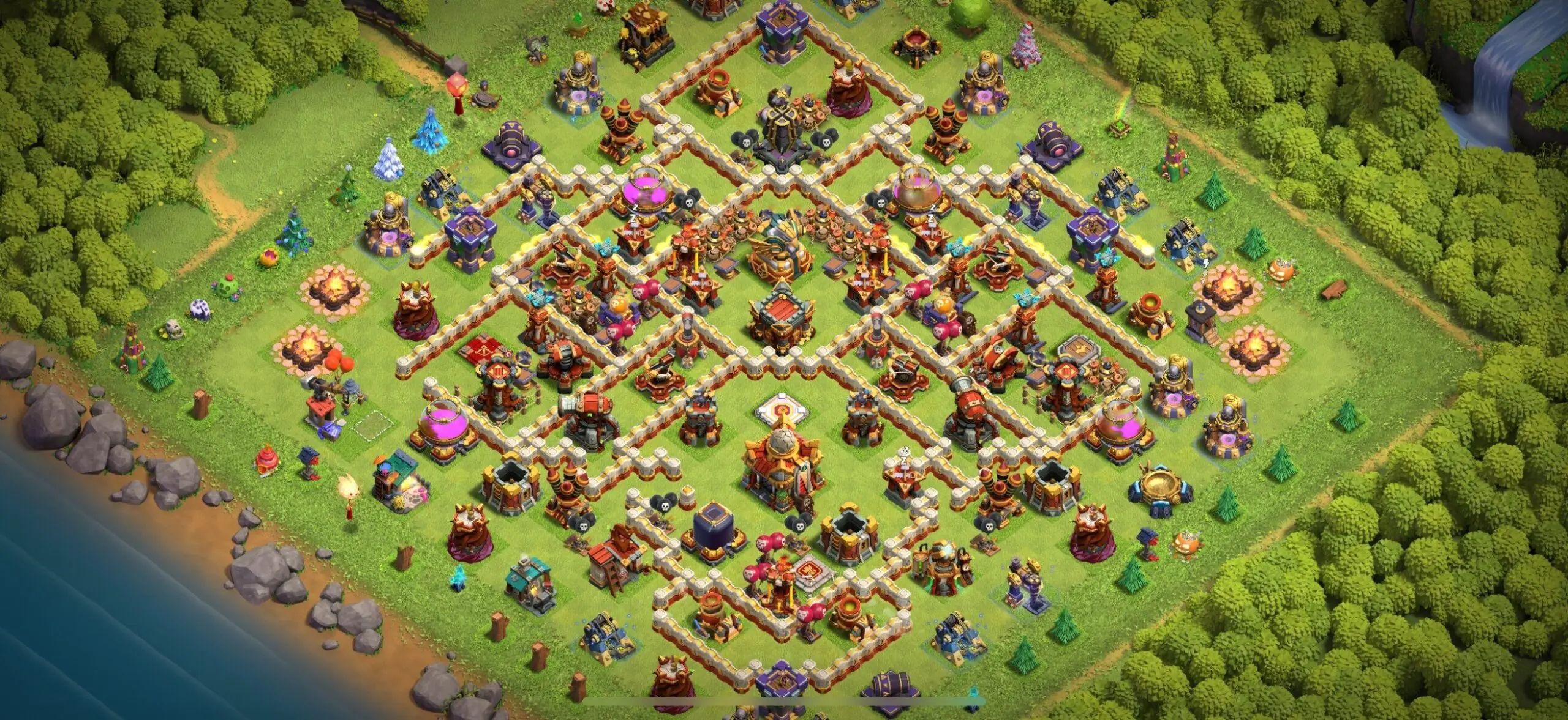 TH16 Defense Base - Top Town Hall 16 Defense Base with Link (#8) - Clash of Clans 2025​ TH16 Base