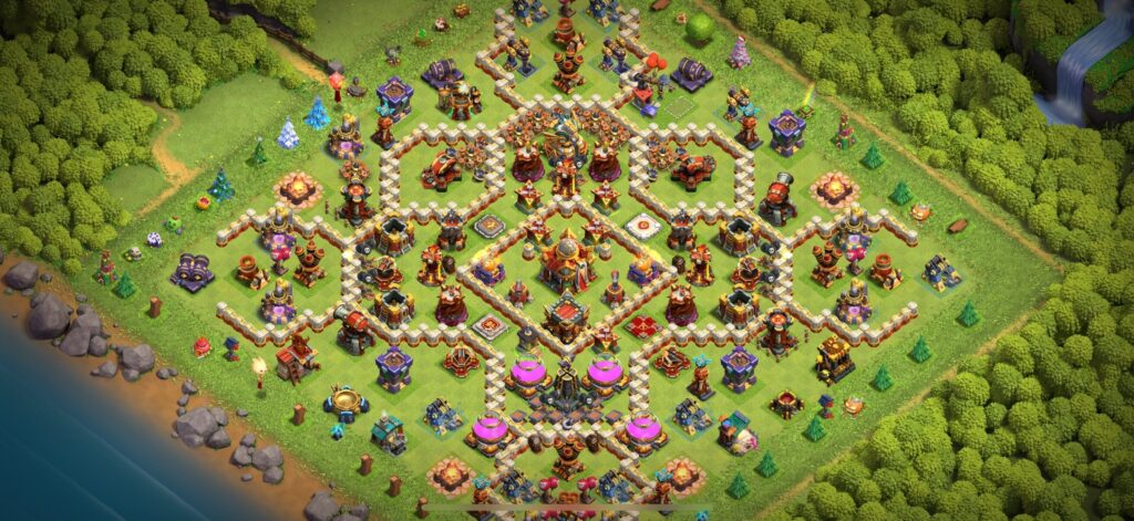 TH16 Defense Base - Top Town Hall 16 Defense Base with Link (#9) - Clash of Clans 2025​ TH16 Base