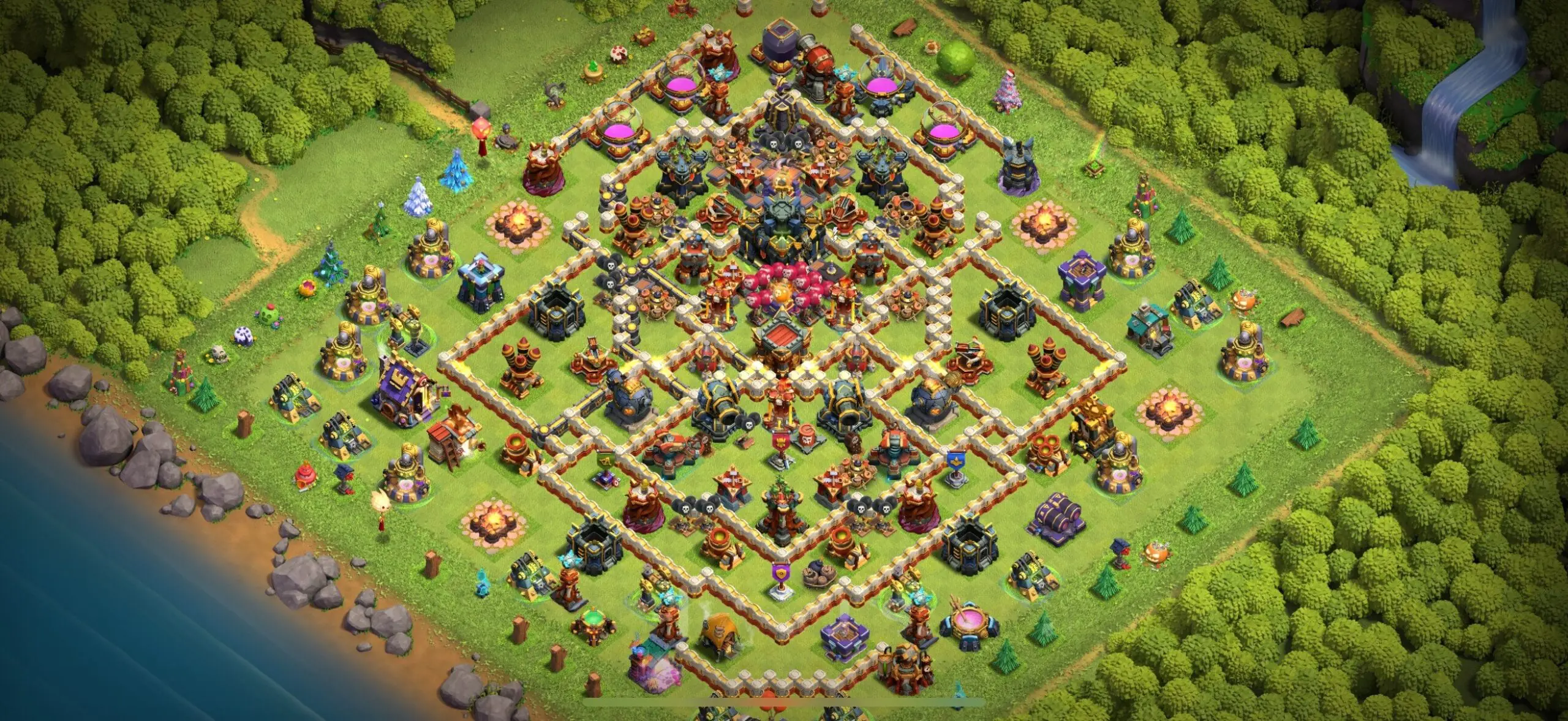 TH17 Defense Base - Top Town Hall 17 Defense Base with Link (#10) - Clash of Clans 2025​ TH17 Base