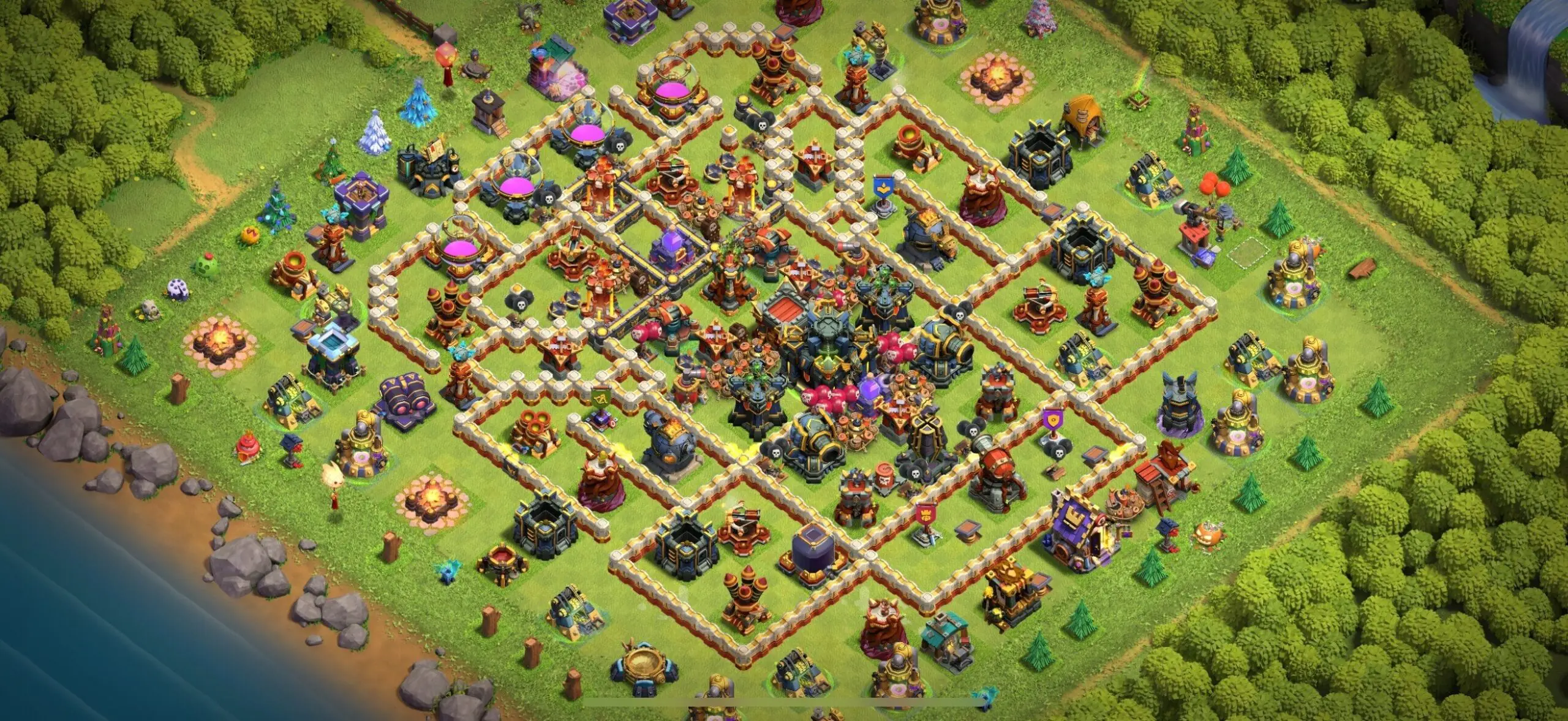 TH17 Defense Base - Top Town Hall 17 Defense Base with Link (#11) - Clash of Clans 2025​ TH17 Base