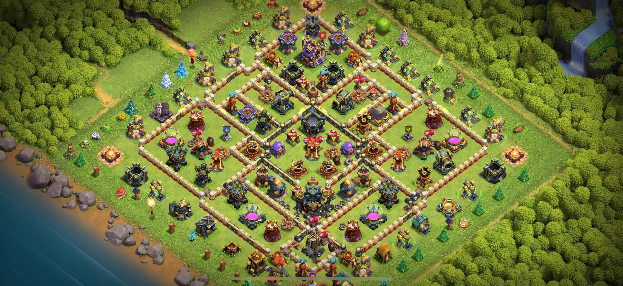 TH17 Defense Base - Top Town Hall 17 Defense Base with Link (#14) - Clash of Clans 2025​ TH17 Base
