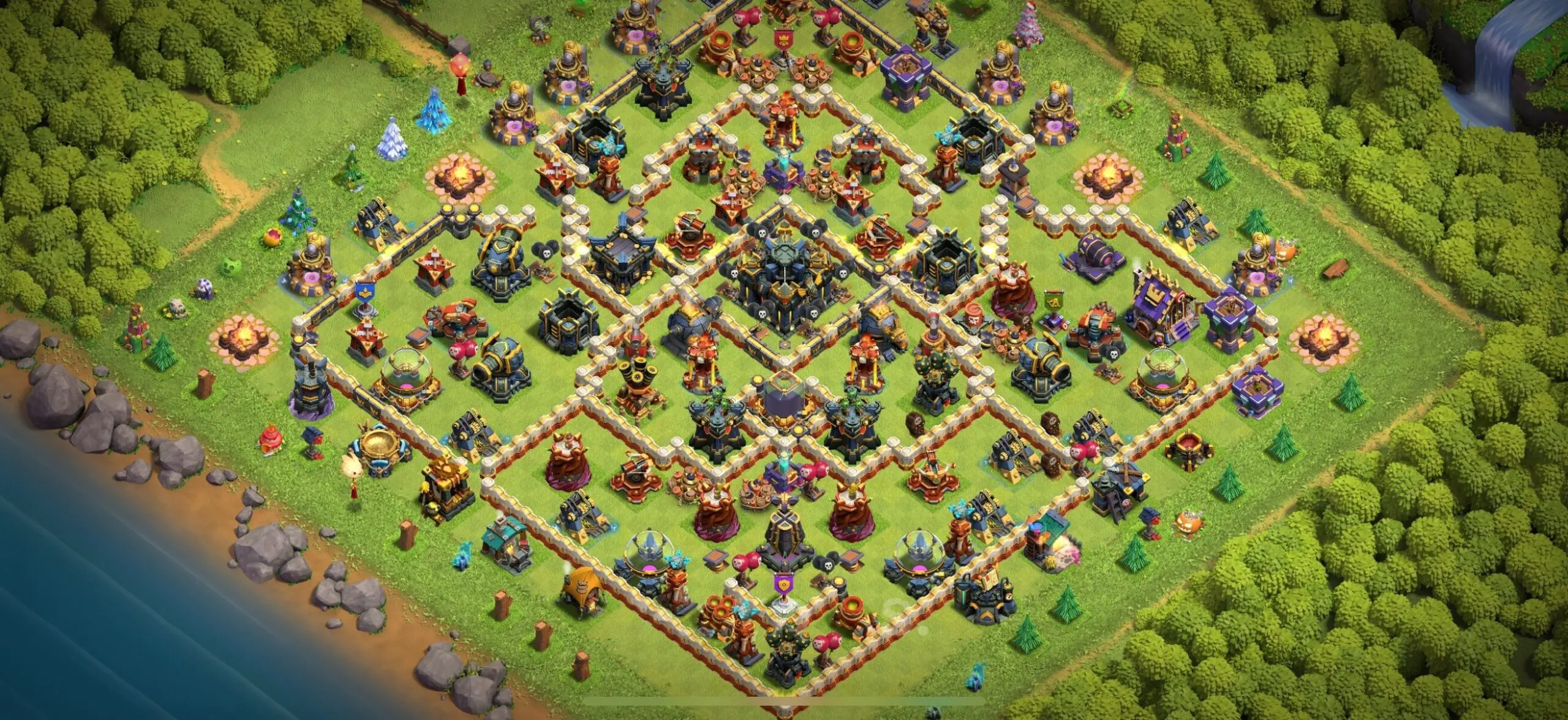 TH17 Defense Base - Top Town Hall 17 Defense Base with Link (#16) - Clash of Clans 2025​ TH17 Base