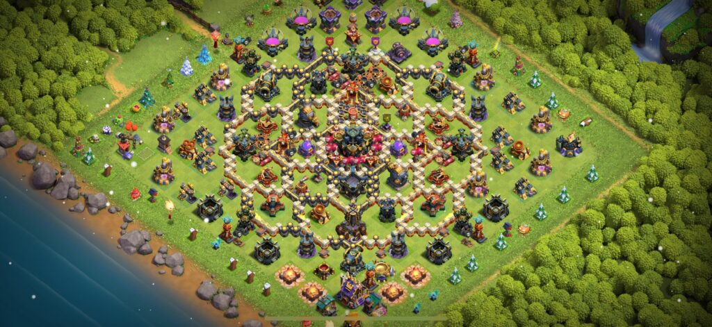 TH17 Defense Base - Top Town Hall 17 Defense Base with Link (#22) - Clash of Clans 2025​ TH17 Base