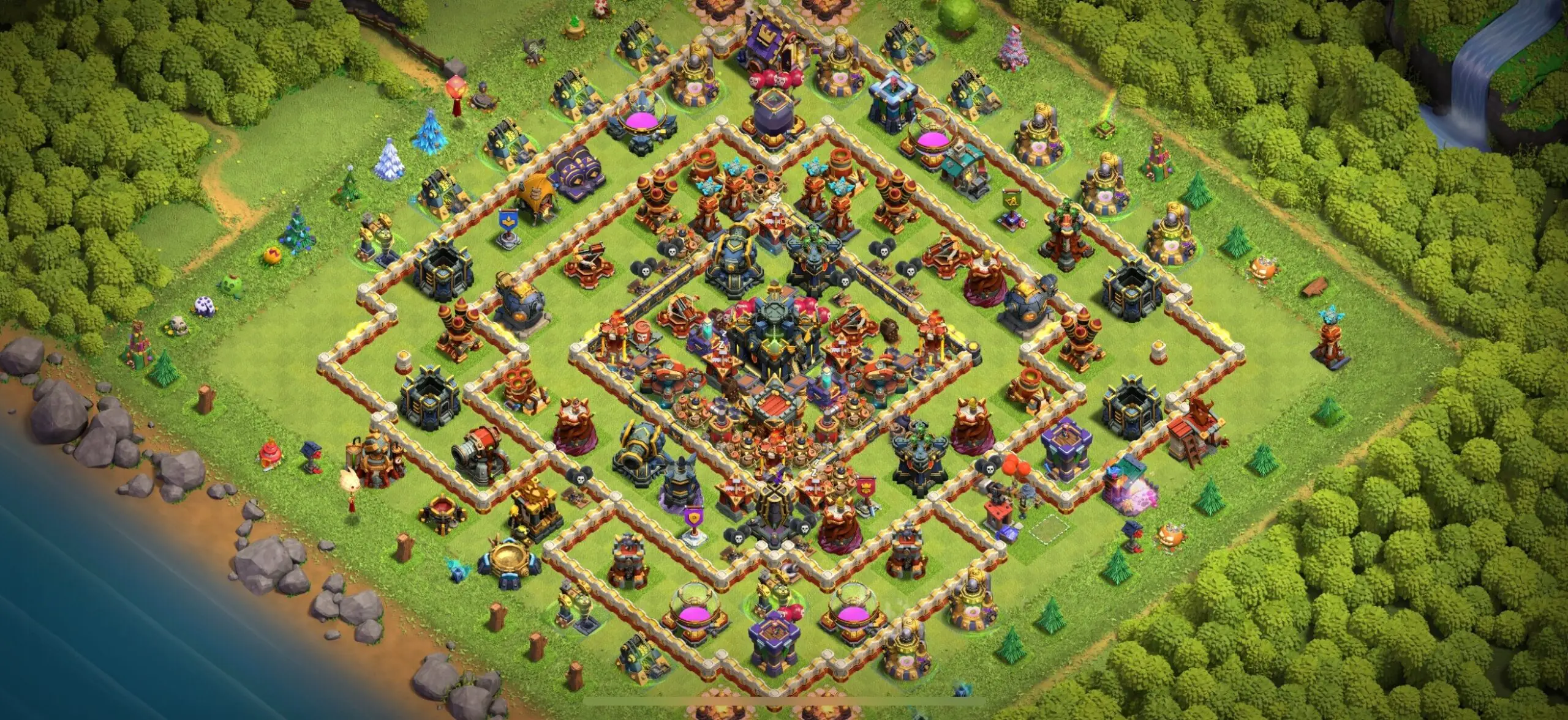TH17 Defense Base - Top Town Hall 17 Defense Base with Link (#8) - Clash of Clans 2025​ TH17 Base