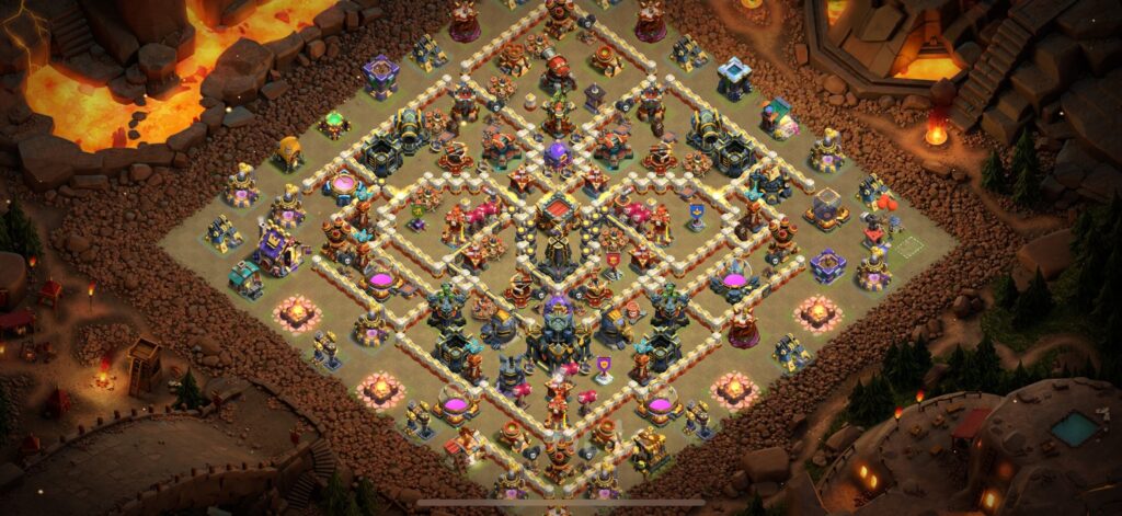 TH17 War Base - Top Town Hall 17 War Base with Link (#14) - Clash of Clans 2025​ TH17 Base