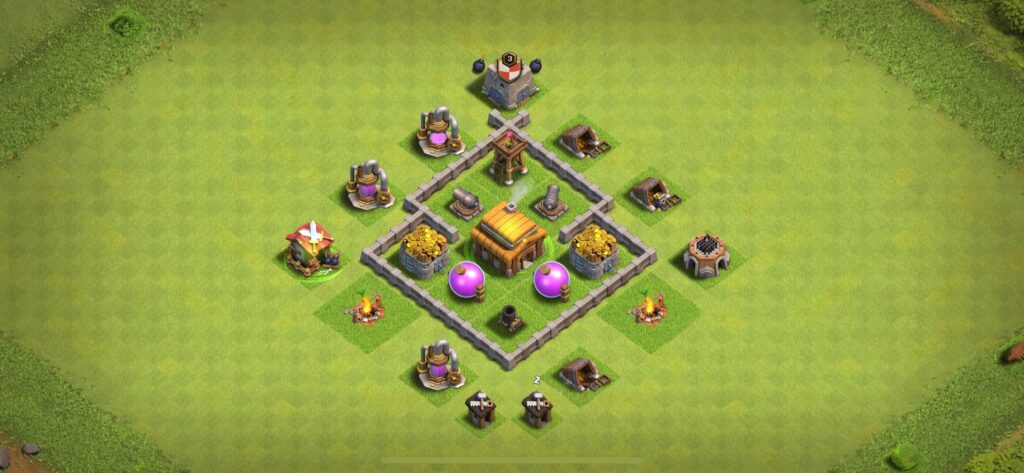 TH3 Defense Base - Top Town Hall 3 Defense Base with Link (#20) - Clash of Clans 2025​ TH3 Base