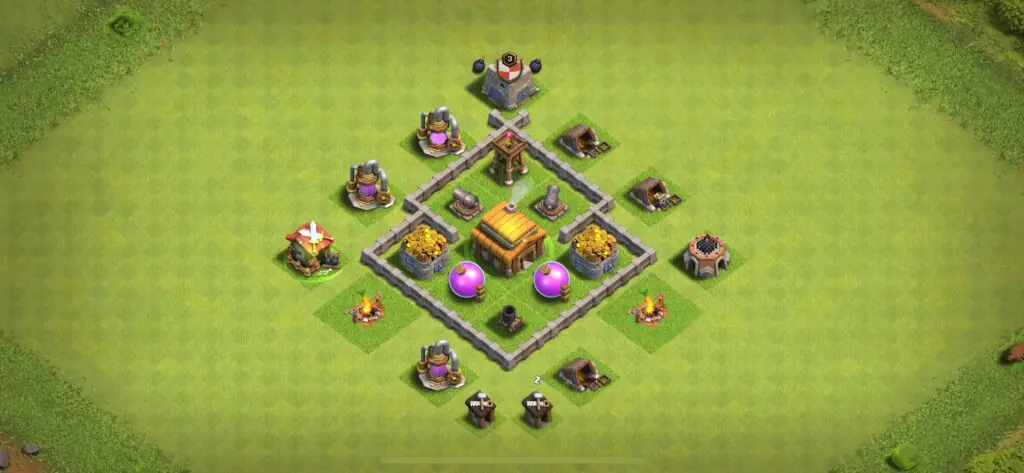 TH3 Defense Base - Top Town Hall 3 Defense Base with Link (#20) - Clash of Clans 2025​ TH3 Base