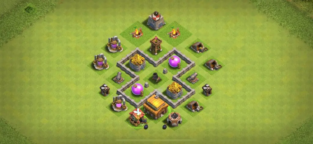 TH3 Farming Base - Top Town Hall 3 Farming Base with Link (#20) - Clash of Clans 2025​ TH3 Base
