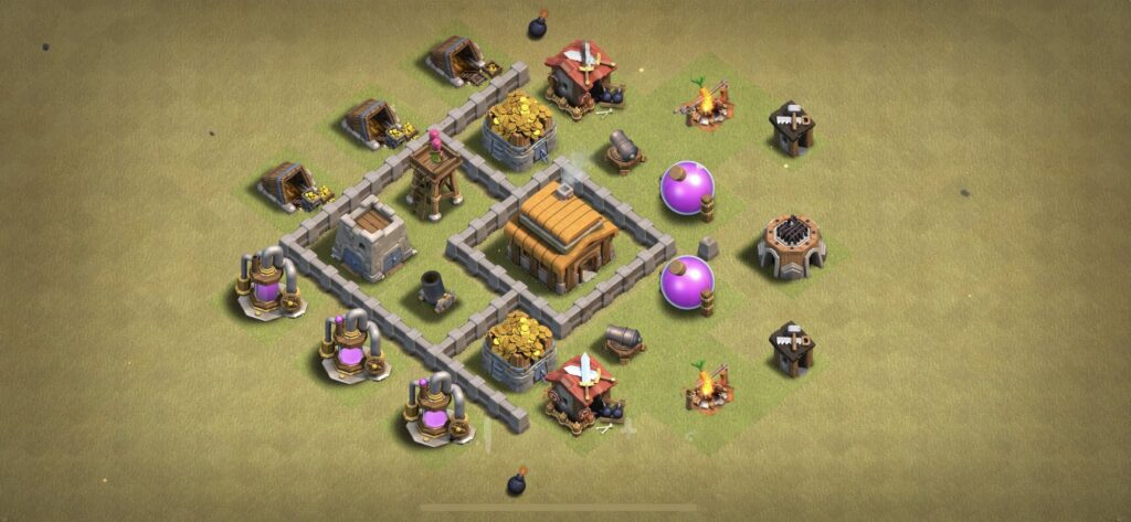 TH3 War Base - Top Town Hall 3 War Base with Link (#1) - Clash of Clans 2025​ TH3 Base