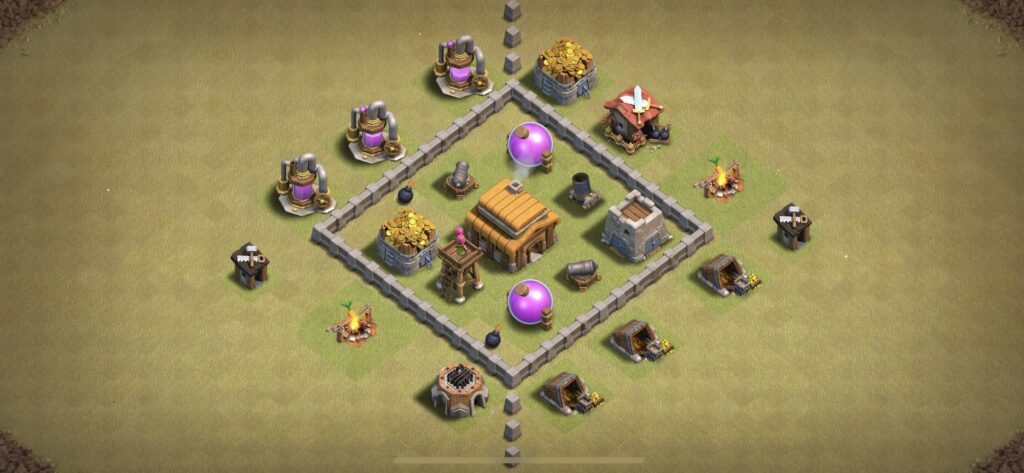 TH3 War Base - Top Town Hall 3 War Base with Link (#14) - Clash of Clans 2025​ TH3 Base