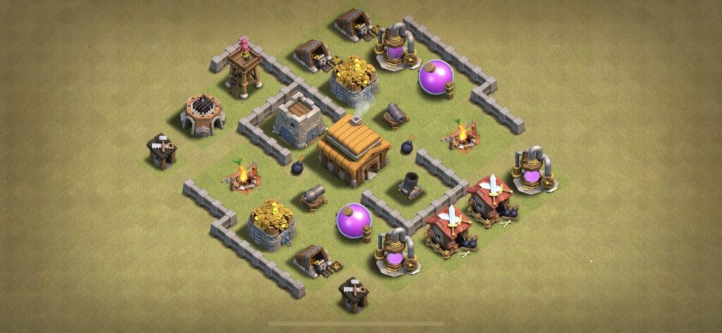 TH3 War Base - Top Town Hall 3 War Base with Link (#2) - Clash of Clans 2025​ TH3 Base