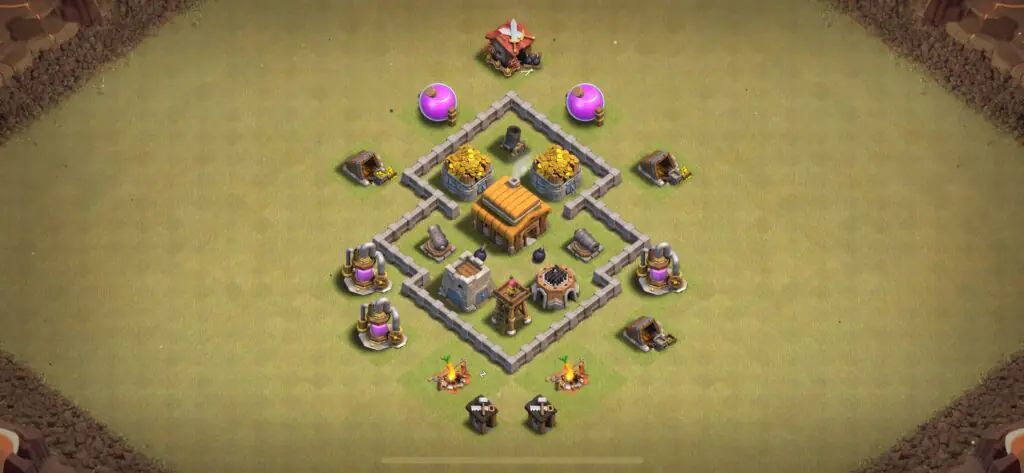 TH3 War Base - Top Town Hall 3 War Base with Link (#20) - Clash of Clans 2025​ TH3 Base