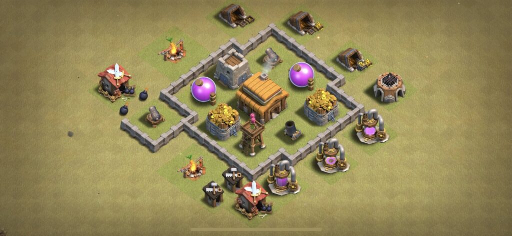 TH3 War Base - Top Town Hall 3 War Base with Link (#9) - Clash of Clans 2025​ TH3 Base