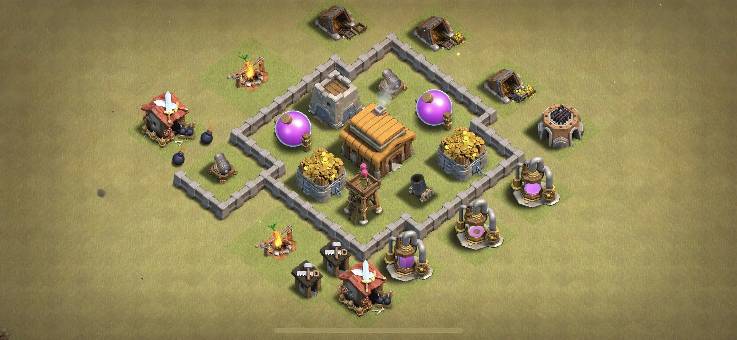 TH3 War Base - Top Town Hall 3 War Base with Link (#9) - Clash of Clans 2025​ TH3 Base