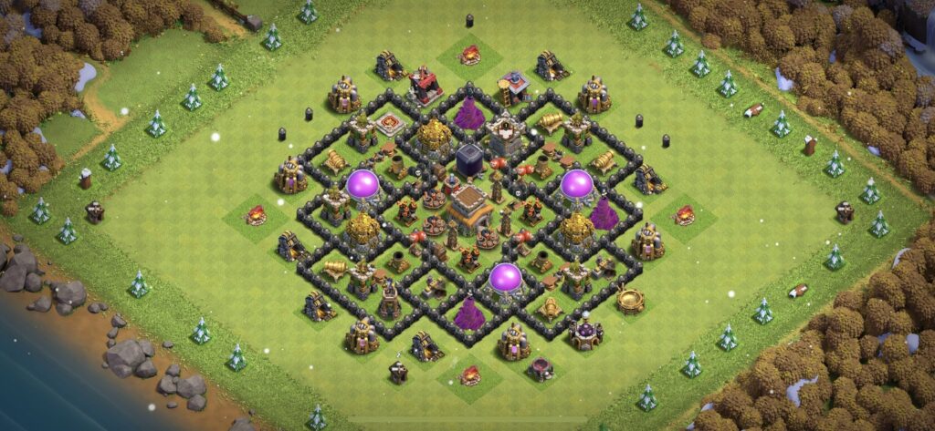 TH8 Defense Base - Top Town Hall 8 Defense Base with Link (#10) - Clash of Clans 2025​ TH8 Base
