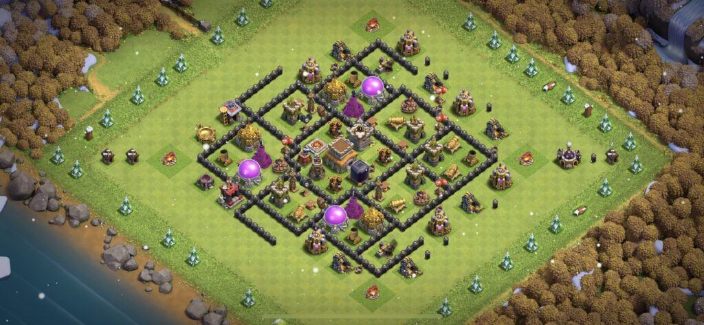 TH8 Defense Base - Top Town Hall 8 Defense Base with Link (#11) - Clash of Clans 2025​ TH8 Base