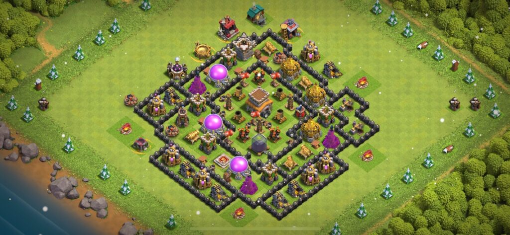 TH8 Defense Base - Top Town Hall 8 Defense Base with Link (#16) - Clash of Clans 2025​ TH8 Base