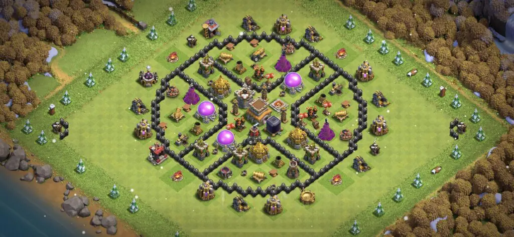 TH8 Defense Base - Top Town Hall 8 Defense Base with Link (#2) - Clash of Clans 2025​ TH8 Base