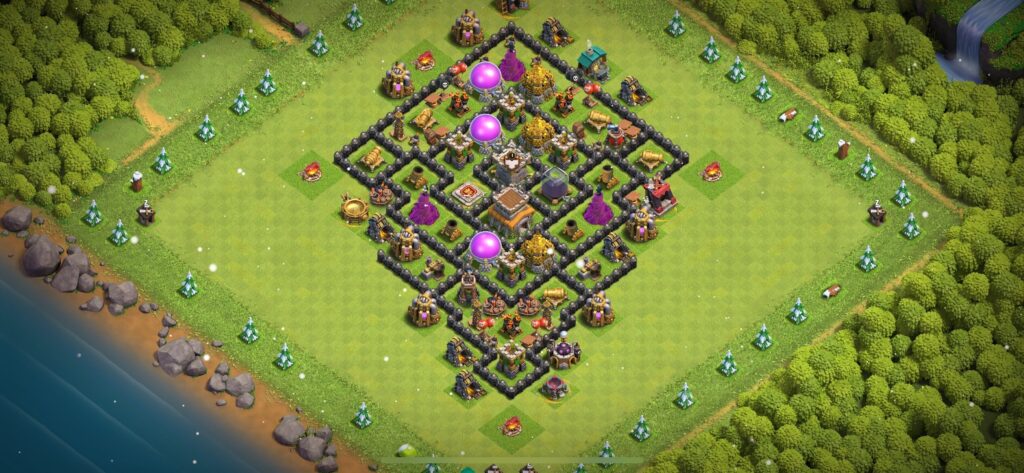 TH8 Defense Base - Top Town Hall 8 Defense Base with Link (#21) - Clash of Clans 2025​ TH8 Base