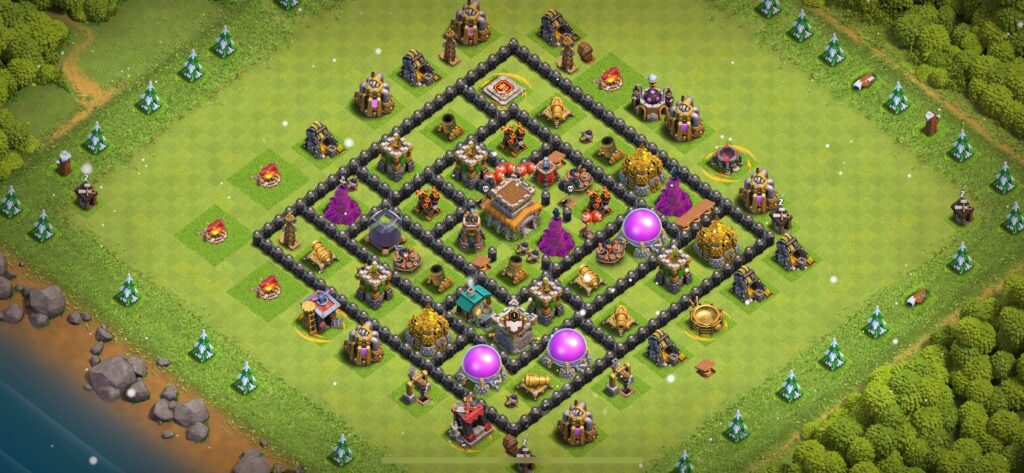 TH8 Defense Base - Top Town Hall 8 Defense Base with Link (#26) - Clash of Clans 2025​ TH8 Base