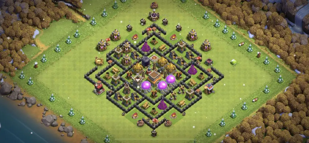 TH8 Farming Base - Top Town Hall 8 Farming Base with Link (#10) - Clash of Clans 2025​ TH8 Base