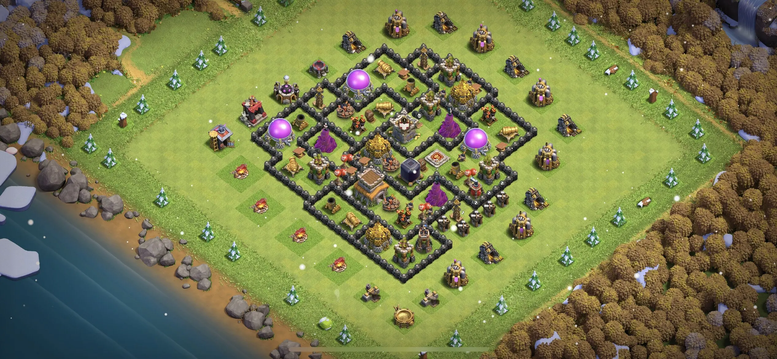 TH8 Farming Base - Top Town Hall 8 Farming Base with Link (#11) - Clash of Clans 2025​ TH8 Base