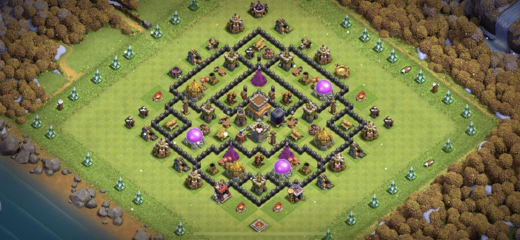 TH8 Farming Base - Top Town Hall 8 Farming Base with Link (#13) - Clash of Clans 2025​ TH8 Base