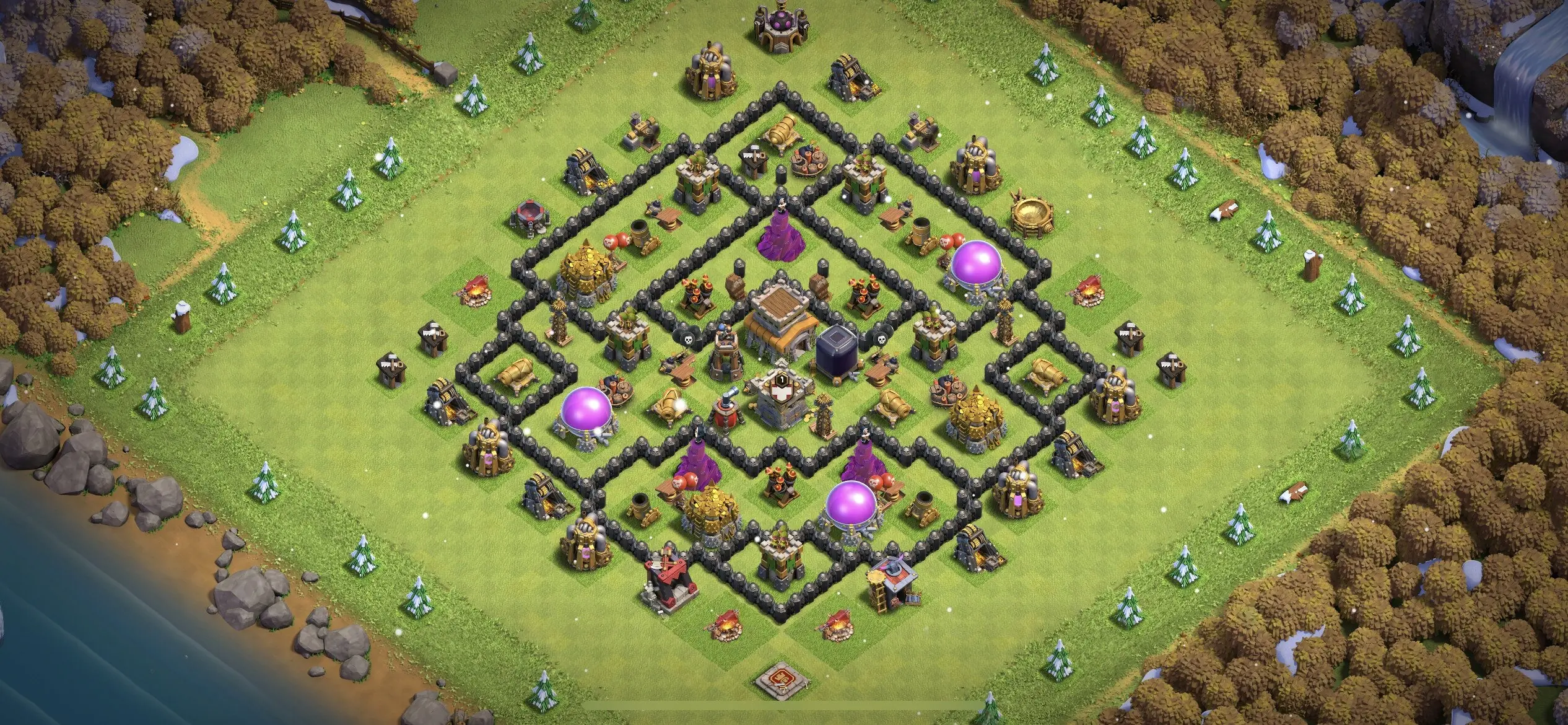 TH8 Farming Base - Top Town Hall 8 Farming Base with Link (#13) - Clash of Clans 2025​ TH8 Base