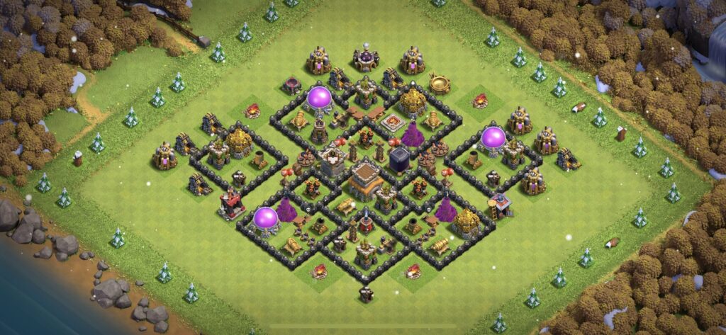 TH8 Farming Base - Top Town Hall 8 Farming Base with Link (#14) - Clash of Clans 2025​ TH8 Base